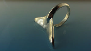 Whale Tail Ring, Sea Life Jewelry, Whale Ring Nautical Jewelry, Whale Jewelry, Whale Tail Ring, Beach Jewelry Silver Ring