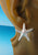 Starfish Post Earrings in Sterling Silver or Sea Star Earrings, Silver Starfish Earrings, Starfish Post Earrings