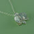 Phalaenopsis Orchid Charm Necklace in Sterling Silver, Orchid Jewelry, Wedding Jewelry, Bridesmaid Jewelry, Orchid Charm Necklace
