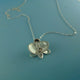 Phalaenopsis Orchid Charm Necklace in Sterling Silver, Orchid Jewelry, Wedding Jewelry, Bridesmaid Jewelry, Orchid Charm Necklace