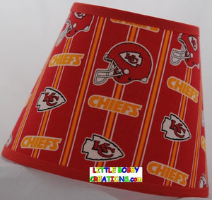 NFL Football Kansas City Chiefs Fabric Lamp Shade (10 Sizes to Choose From)