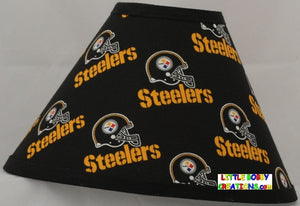 NFL Football Pittsburgh Steelers Fabric Lamp Shade (10 Sizes to Choose From)
