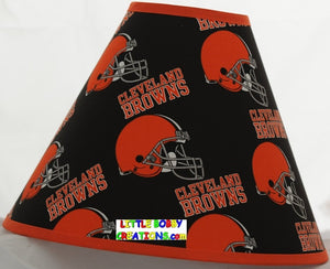 NFL Cleveland Browns Fabric Lamp Shade (10 Sizes to Choose From)