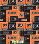 Philadelphia Flyers NHL Hockey Fabric Lamp Shade (All Handmade After Order is Placed)  (10 Sizes to Choose From)