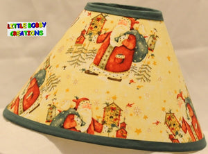 Christmas Santa Clause Fabric Lamp Shade (10 Sizes to Choose From)
