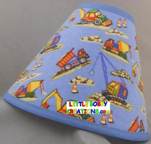 Construction Signs Bulldozer Work Zone Lamp Shade (10 Sizes to Choose From)