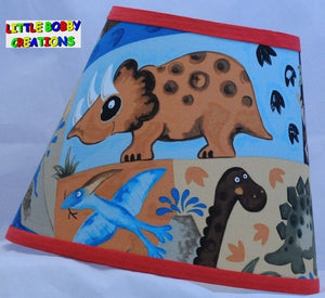 Dinosaur Fabric Lamp Shade (10 Sizes to Choose From!)