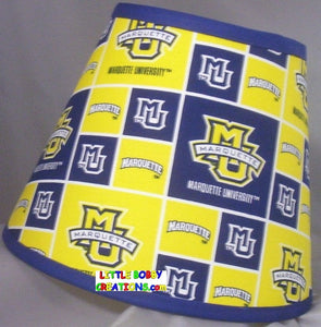 Marquette University Fabric Lamp Shade  (10 Sizes to Choose From!)
