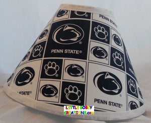 NCAA Penn State University Fabric Lamp Shade  (10 Sizes to Choose From!)