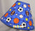 Football Baseball Soccer Basketball Fabric Lamp Shade (10 Sizes to Choose From)