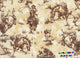 Western Cowboy Rodeo Horse Fabric Lamp Shade  (10 Sizes to Choose From!)