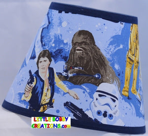 Star Wars Pottery Barn Kids Fabric Lamp Shade  (10 Sizes to Choose From!)