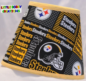 NFL Football Pittsburgh Steelers Fabric Lamp Shade (10 Sizes to Choose From)