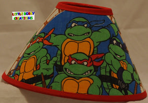 Nickelodeon Teenage Mutant Ninja Turtles Fabric Lamp Shade (10 Sizes to Choose From)