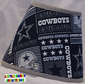 NFL Dallas Cowboys Fabric Lamp Shade (10 Sizes to Choose From)