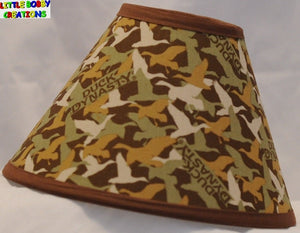 Duck Dynasty Camouflage Fabric Lamp Shade (10 Shade Sizes to Select From!)