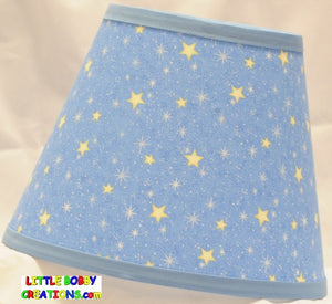 Twinkling Star Nursery Children Blue Sky Lamp Shade
