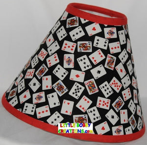 Casino Poker Jackpot Gaming Las Vegas Fabric Lamp Shade  (10 Sizes to Choose From!)