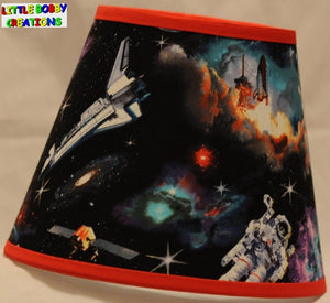 Space Ships Space Shuttle Fabric Lamp Shade (10 Sizes to Choose From!)