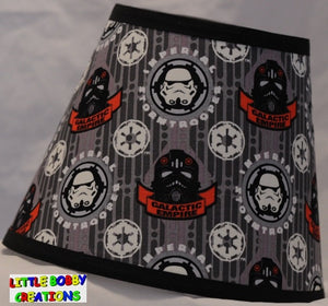 Star Wars Darth Vader Storm Trooper (Glow in the Dark) Fabric Lamp Shade  (10 Sizes to Choose From!)
