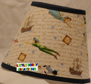 Disney Peter Pan Fabric Lamp Shade (10 Sizes to Choose From) (NOTICE: We WILL NOT Sell this Fabric Seperately)