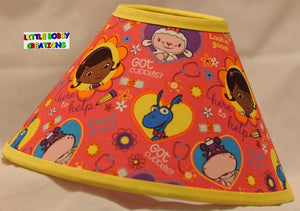 Doc McStuffins Fabric Lampshade Lamp Shade (10 Sizes to Choose From)