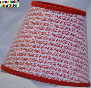 Coke Coca Cola Fabric Lamp Shade (10 Shades to Choose From!)