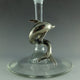 Hand Sculpted Dolphin Wine Charm cast in White Bronze, Handmade Sea Life Wine Glass Charm, Ocean Wine Charm, Beach Wine Charm