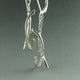 Leaf and Twig Earrings, Sterling Silver Leaf and Twig Dangling Earrings, Tree Branch Earrings, Leaf Earrings, Twig Earrings