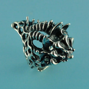 Fusion Shell and Sea Fan Coral Ring, Sterling Silver Ring, Ocean Jewelry, Beach Jewelry, Statement Ring,