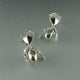 Lady Slipper Orchid Post Earrings, Silver Orchid Earrings, Paphiopedilum, Lady Slipper Earrings