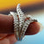 Up Side Down Sterling Silver Starfish Ring, Unique Ocean Jewelry, Beach Jewelry, Ocean Jewelry