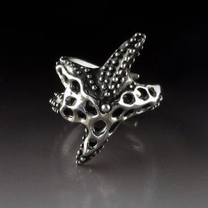 Starfish Ring from my Fusion Collection - Sterling Silver Beach Jewelry