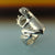 Peanut...Sterling Silver Tree Frog Ring, Frog Ring, Treefrog Ring, Tree Frog Ring, Silver Tree Frog Ring