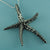 Sterling Silver Fusion Starfish and Sea Fan Coral Pendants, Great Sea Life Beach Jewelry