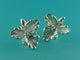 Sterling Silver Cattleya Orchid Post Earrings, Orchid Wedding Jewelry, Silver Orchid Jewelry