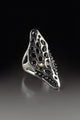 Fusion Starfish and Coral Saddle Ring, Starfish and Sea Fan Coral Ring