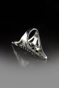 Fusion Starfish and Coral Saddle Ring, Starfish and Sea Fan Coral Ring