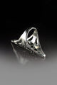 Fusion Starfish and Coral Saddle Ring, Starfish and Sea Fan Coral Ring