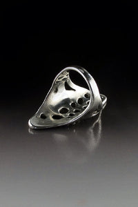Fusion Starfish and Coral Saddle Ring, Starfish and Sea Fan Coral Ring