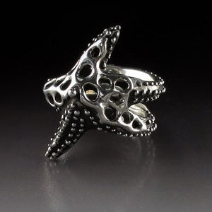 Starfish Ring from my Fusion Collection - Sterling Silver Beach Jewelry