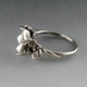 Sterling Silver Flower Ring, Just a Pretty Flower Ring, Floral Ring, Forget Me Not Ring