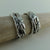 Sterling Silver Twig and Leaf Wedding Band Set, Tree Branch Wedding Set, Twig and Leaf Ring, Twig Wedding Band, BranchBands