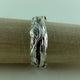Sterling Silver Leaf & Twig Wedding Band, Tree Branch Ring, Leaf Ring, Twig Ring, Twig and Leaf Ring, Twig Wedding Band, Branch  Band