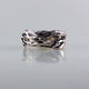 Sterling Silver Twig and Leaf Wedding Band, Tree Branch Ring, Leaf Ring, Twig Ring, Twig and Leaf Ring, Twig Wedding Band, Branch  Band