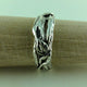 Sterling Silver Leaf & Twig Wedding Band, Tree Branch Ring, Leaf Ring, Twig Ring, Twig and Leaf Ring, Twig Wedding Band, Branch  Band