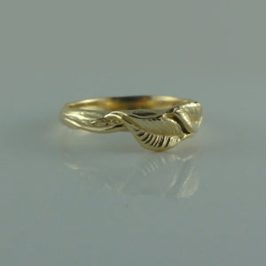 Leaf and Twigs Wedding Band, Twig Wedding Band with Leaves in White, Yellow, Rose Gold,14k, Leaf Ring, Twig Wedding Band, Engagement Ring