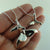 Mother & Child Whale Tail Pendant Set, Silver Beach Pendant, Baby Whale Tail Pendant, Whale Tail Jewelry, Whale Pendant, Beach Jewelry