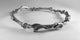 Small Leaf and Twig Bangle, Twig Bangle, Leaf Bangle, Small Bangle, Sterling Leaf Bangle, Silver Bangle