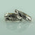Twig and Leaf Wedding Band Set, Tree Branch Rings, Twig Wedding Bands, Gold Twig Rings, Twig Wedding Bands, BranchRings